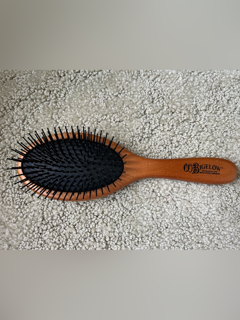 C.O. Bigelow Wooden and Gentle Plastic Bristle Hairbrush